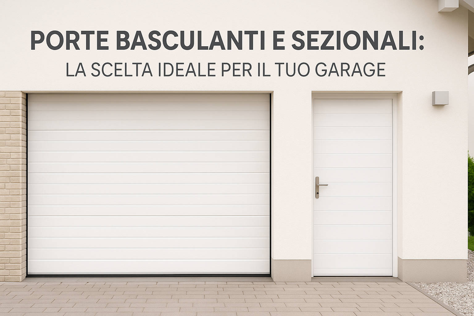 Porte basculanti e sezionali: la scelta ideale per il tuo garage