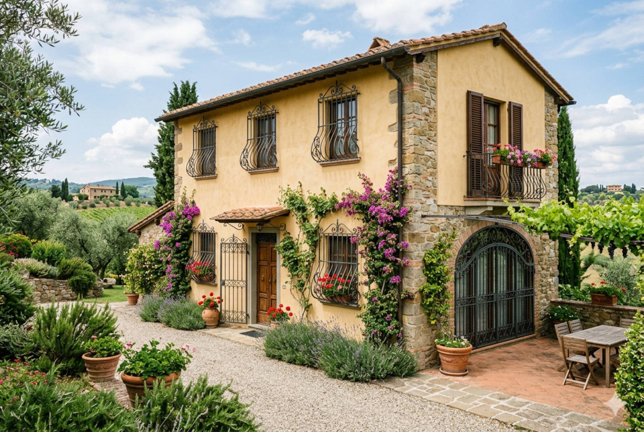 Cancelletto di sicurezza in villa 